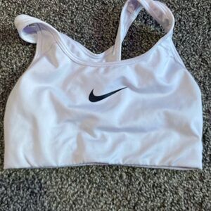 White Nike Bra